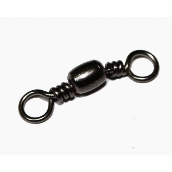 FISHING SWIVEL BLACK NICKEL BARREL #8