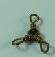 FISHING SWIVEL BRASS 3WAY POL 8