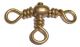 FISHING SWIVEL BRASS CROSSLINE POL 4/0