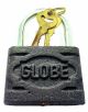 PADLOCK GLOBE BLACK 20MM #2201