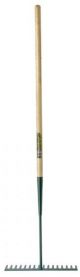 RAKE ASPHALT BULLDOG WOODEN HANDLE 16T 54