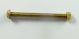 SCREW & NUT BRASS SLOTTED 1/4 X 3