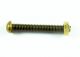 SCREW & NUT BRASS SLOTTED 1/8 X 1