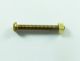 SCREW & NUT BRASS SLOTTED 3/16 X 1 1/2