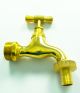 TAPS GARDEN CHIN LIGHT BRASS 1/2