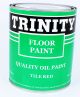 PAINT TRINITY FLOOR TILE RED  QT.OIL