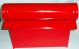 MAILBOX GALVANISED RED L/S