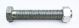 BOLT & NUT ZINC 5/8 X 4