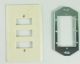 ELEC WALL PLATE 3 GANG SW319C W/BRIDGE