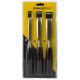 CHISEL SET STANLEY WOOD 3PC #16125/16007