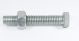 BOLT & NUT ZINC 1/2 X 3