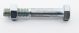BOLT & NUT ZINC 3/8 X 2 1/2