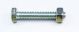BOLT & NUT ZINC 1/4 X 1 1/2