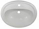 BASIN TWYFORD ADVENT WHITE L/FITTINGS 4521