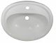 BASIN TWYFORD ADVENT WHITE L/FITTINGS 4521