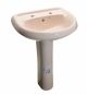 BASIN & PEDESTAL TWYFORD ADVENT ROSE. 4211