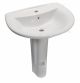 BASIN & PEDESTAL TWYFORD ENTICE WHITE