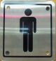 PLATE SIGN WASHROOM MEN