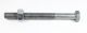 BOLT & NUT ZINC 1/2 X 5