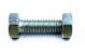 BOLT & NUT ZINC 1/4 X 1