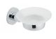 SOAP DISH HOLDER FROSTED ELE 182-CP ELEMENTS
