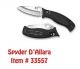 KNIVES SPYDERCO D'ALLARA DROP POINT C82PBK2