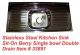 SINK KITCHEN S/STEEL BERRY SIT ON SBDD DD810C