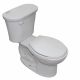 TOILET SADOSA FLOW S TRAP W/SEAT WHITE