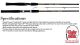 FISHING RODS SHAKESPEARE BIGWATER 9FT BWSF30S902