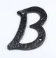 LETTERS IRON BLACK 