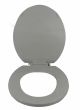 SEAT TOILET AMERICAN RD.FRONT SILVER  #90