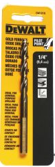 BIT DRILL DEWALT PILOT POINT 1/4