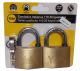 PADLOCK KEYED ALIKE (2) YALE 50MM 110-50KA2 #01130
