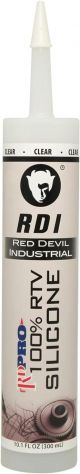 SILICONE RED DEVIL 100% CLEAR RTV #82601