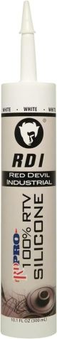 SILICONE RED DEVIL 100% WHITE RTV #81601