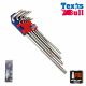 KEY HEX SET PUMPKIN 9PC LONG TORX W/HOLE TQ9L