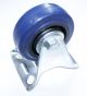 CASTORS FIXED RUBBER NAVY 100KG 4