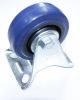CASTORS FIXED RUBBER NAVY 60KG 3