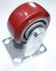 CASTORS FIXED NYLON RED 140KG 5