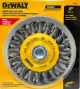 BRUSH WIRE WHEEL DEWALT 4 X 5/8