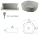 BASIN FACE FV VESSEL BOTERO E339-BL
